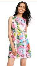 10 Nwt Lilly Pulitzer Target Womens Nosey Posie Sleeves Shift Dress 2019 - £47.94 GBP