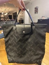 Longchamp Black Tote Bag with Leather Trim - €106,80 EUR