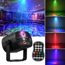 Dj Disco Stage Party Lights, Led Sound Activated Laser Light Rgb Flash Strobe - £37.55 GBP