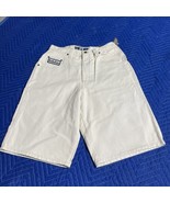 NWT Off White Canvas Shorts Sz 32 Vintage Y2K USA BHPC Beverly Hills Pol... - £17.69 GBP