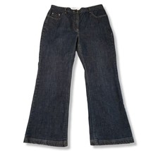 Faconnable Jeans Size 12 W33&quot;xL28.5&quot; Blue Denim Pants Jeans Wide Leg Hig... - $27.76