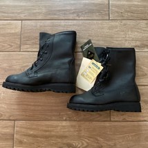 Men&#39;s Belleville Black Leather Gore-Tex Military Tactical Boots 6.5 XW c... - £55.74 GBP