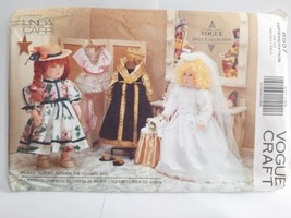 1995 Vogue Craft 8557 Linda Carr 18&quot; Doll Clothing Wedding Gown Veil Tut... - £3.82 GBP