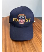 Vintage FDNY NEW YORK CITY FIRE DEPARTMENT EMBROIDERED ADJUSTABLE CAP HAT - $21.20 CAD