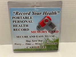 Memory Card Personal ID Card for Personal Health Record Portable New - £6.64 GBP