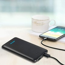 Portable Charger, Ultra Slim 10000mAh Power Bank, Dual High-Speed Charging Port - £11.64 GBP
