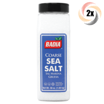 2x Pints Badia Coarse Sea Salt Seasoning | 38oz | Gluten Free! | No MSG! - £21.60 GBP