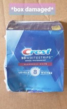 Crest 3D Whitestrips Glamorous White 8 Levels Whiter 14 Treatments Exp 1/25 NEW - £22.33 GBP