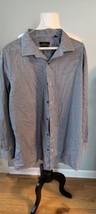 Mark Anthony Slim Fit  Checkered Button-Down Shirt Size 18 1/2 - $12.02