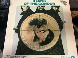 3 Days of the Condor extended play Laserdisc LD Robert Redford complete /nice - £7.90 GBP