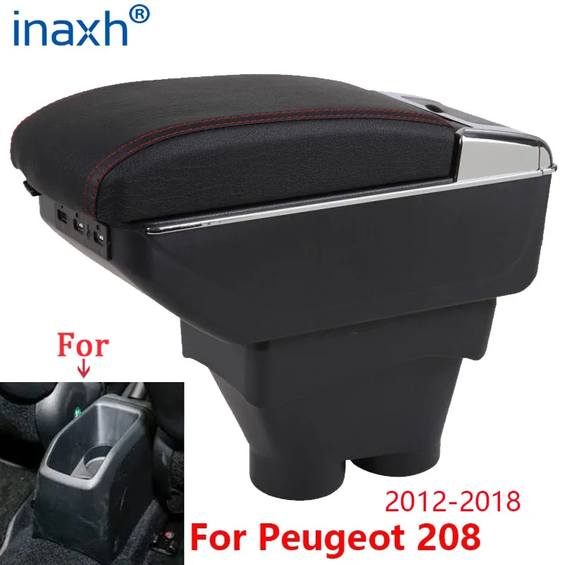 For Peugeot 208 Armrest Box 2012-2018 Storage box Car Holder Ashtray Interior - £36.89 GBP+