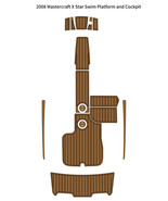 2008 Mastercraft X Star Swim Platform Cockpit Pad Boat EVA Foam Teak Dec... - $1,092.79 CAD