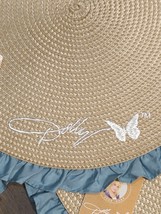 Set of 2 Dolly Parton Blue Ruffle Round Placemats Viral Discontinued - $19.00