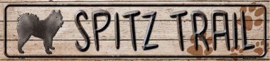 Spitz Trail Novelty Metal Vanity Mini Street Sign K-089