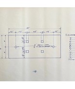 1949 Railroad Bangor Aroostook Shims Bridge E 2.80 Blueprint B3 Trains D... - €72,93 EUR