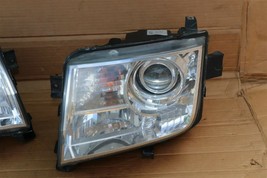 07-10 Lincoln MKX Halogen W/ AFS Headlight Lamp Set L&R  - POLISHED image 3