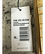 BRAHMIN LENNON LEMON DROP MELBOURNE V3615101330 Credit Card  WALLET BNWT - $69.54