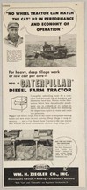 1954 Print Ad Caterpillar CAT D2 Diesel Crawler No Wheel Tractors Peoria,IL - $18.58