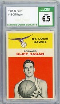 1961 Fleer Cliff Hagan #18 CSG 6.5 P1281 - $99.00