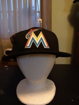 Mens New Era MLB Authentic On Field 59FIFTY Fitted Cap Miami Marlins 7 1/4 - £19.77 GBP