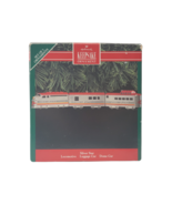 Hallmark Ornament Silver Star Streamliner Locomotive Train Cast Die Meta... - €10,15 EUR