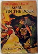 Hardy Boys 13 The Mark On The Door 1956A-29 Franklin W. Dixon hcdj orange Gretta - £7.81 GBP