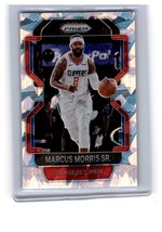 Marcus Morris Sr 2021-22 Panini Prizm Silver Cracked Ice Los Angeles Clippers - £1.55 GBP