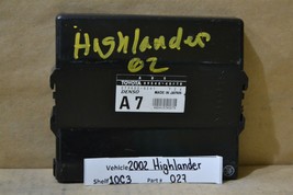 2001-2002 Toyota Highlander ABS Braking System 8954048170 Module 27 10C3 - £29.35 GBP