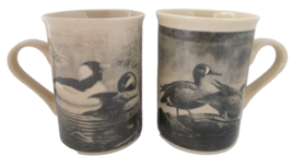 2X Wildlife Art Ducks Coffee Cup Mug Artist Mia Lane Designpac - £15.50 GBP