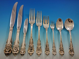 Sir Christopher by Wallace Sterling Silver Flatware Set 113 Pcs Dinner Size Huge - £6,448.40 GBP