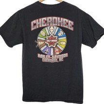 Harley Davidson - Men&#39;s Large Tall  -  Graphic T Shirt - Cherokee NC - $19.80