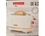 Haden Heritage 2 Slice Wide Slot Toaster with Removable Crumb Tray, Ivor... - $63.36