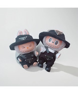 Black Jumpsuit Round Cap 17cm Labubu V1 V2 – Doll Clothes Accessories Ou... - $34.10 CAD