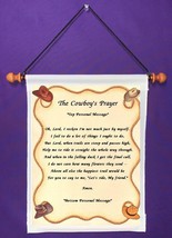The Cowboy&#39;s Prayer - Personalized Wall Hanging (140-1) - £15.62 GBP