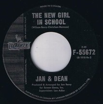 Jan &amp; Dean Dead Man&#39;s Curve 45 rpm The New Girl In School Canadian Pressing - $6.92