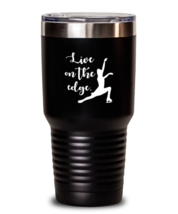 30 oz Tumbler Stainless Steel Insulated Funny Ice Skating  - £25.88 GBP