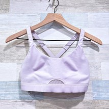 VSX Victorias Secret X Back Sports Bra Purple Mesh Soft Cups Womens Small - £23.54 GBP