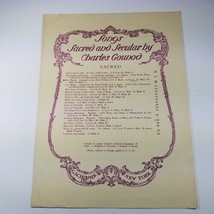 Ave Maria Charles Gounod Sheet Music G. Schirmer English Latin Text - £5.51 GBP