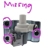 Exact 34001320 Clothes Washing Machine Drain Pump for Samsung Neptune - $445.00 MXN