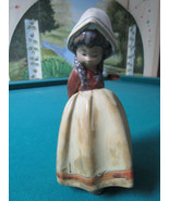 LLADRO SPAIN Matte Finish Vintage 9&quot; Figurine GIRL WITH HAT ORIGINAL - $287.09