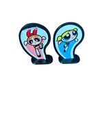 Vintage 2000 The Powerpuff Girls Board Game Replacement Set Of 2 Pawns - $8.00