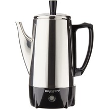 Presto Stainless Steel Electric Coffee Percolator | 6-Cup - £82.13 GBP