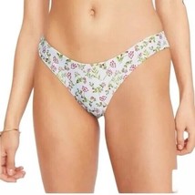 J.Crew Womens Bikini Bottoms Cheeky Mid-Rise High-Cut Leg Floral Blue 3X - $19.24