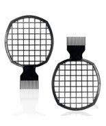 2Pcs Twist Comb Hair Sponge Brush for Curls, Dual-Sided, Ergonomic ABS - $12.00