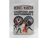 Heroes Wanted Champions And Masterminds 2 Expansion New Open Box - $21.37