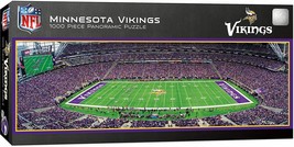 NFL Minnesota Vikings Panoramic 1000pc Puzzle by Masterpieces Puzzles #91409 - £29.65 GBP