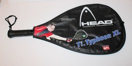 Head Ti.Typhoon XL Titanium Tech 3 5/8 Grip IRT Official Racquet Ball &amp; Case - £15.49 GBP