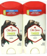 2 Old Spice 3 Oz Timber With Sandalwood Even Fresher Forest &amp; Nobility D... - $496.90 MXN
