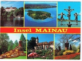 Germany Postcard Insel Mainau im Bodensee Lake Constance Multi - $3.60