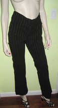 Vintage 90s WOMEN&#39;S GUESS JEANS Authentic Stretch Striped Trousers Pants Sz 31  - £36.16 GBP
